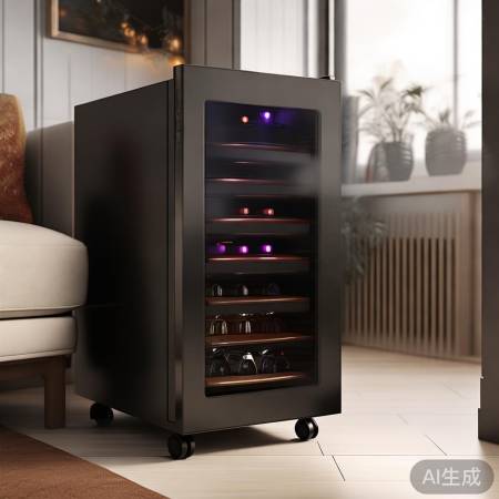 红酒柜小巧实用，轮动灵活。