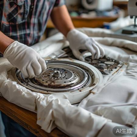 废旧洗衣机变沙发套，注意防锈、