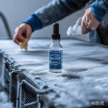 除霜剂融霜冷凝器，遵说明操作保