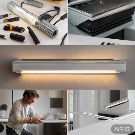 线性灯安装步骤，注意安全美观