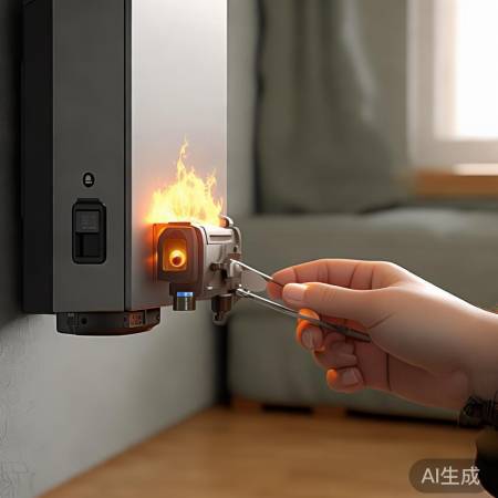 壁挂炉不点火？电池或点火针问题