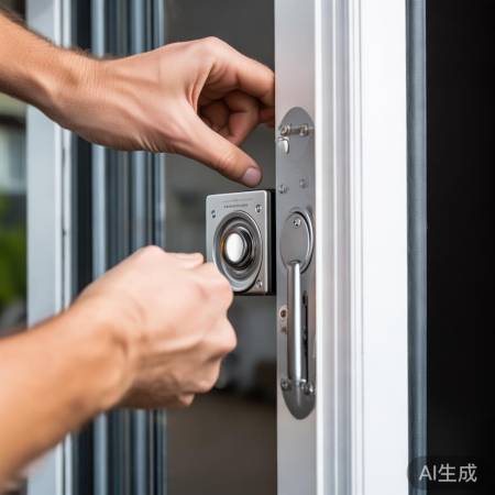 安装门铃猫眼,保障方便安全。