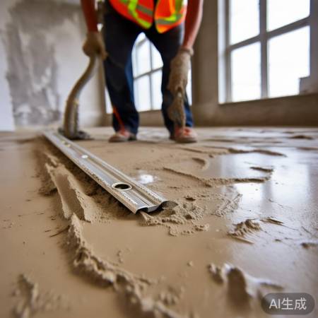 瓷砖铺贴前，水泥砂浆底层平整，