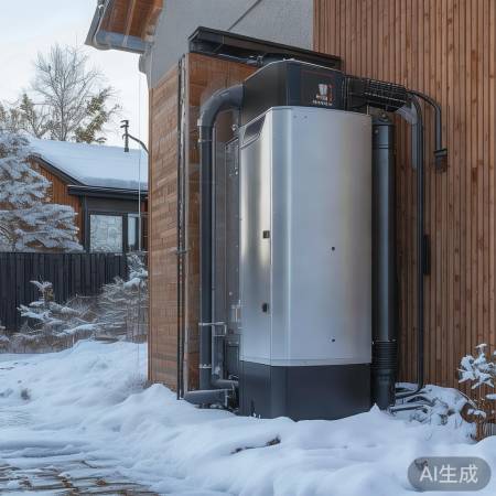 空气能热泵辅助煤气，保障温暖降