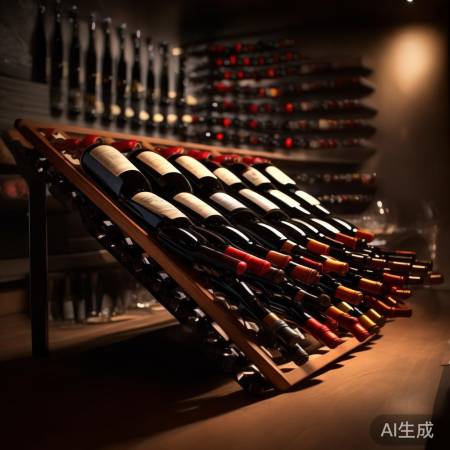 红酒斜放，口感更佳。