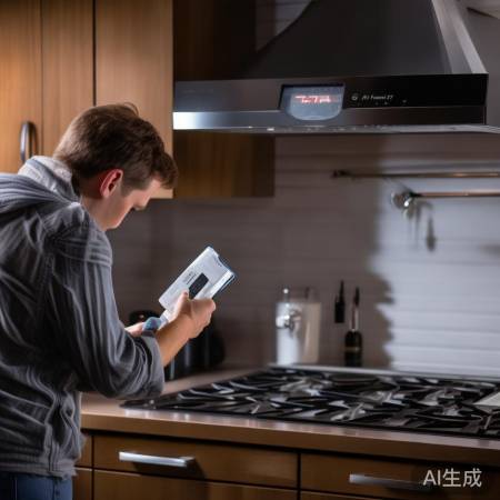 油烟机闪烁灯，检查电池电量