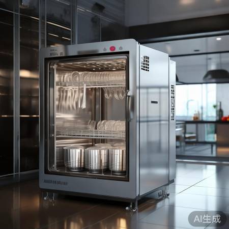 消毒柜高效杀菌，守护餐具卫生。