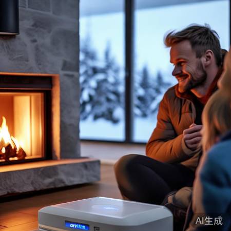 “芬尼空气能380：冬季供暖神