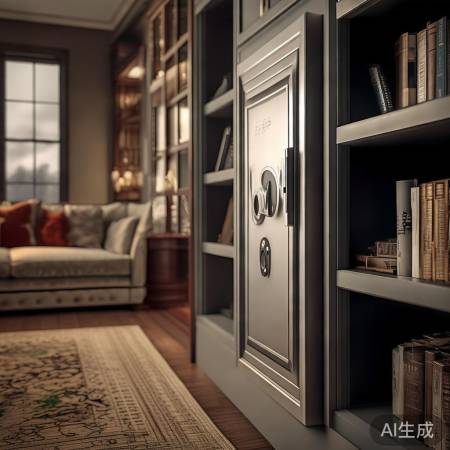 保险柜宜隐蔽安装,藏匿于家。