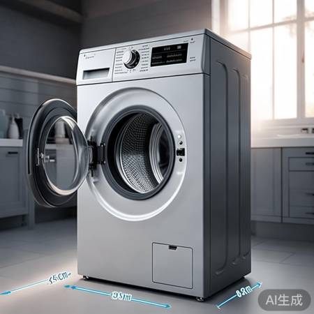 滚筒洗衣机尺寸:宽40-60c