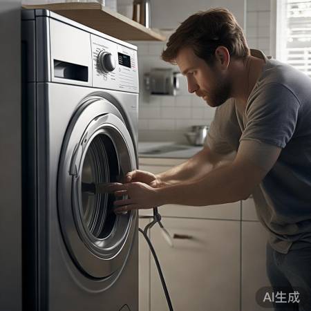 洗衣机不启动，检查插头和开关。