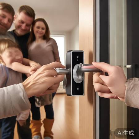 索菲亚指纹锁，轻松小技巧。