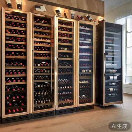 红酒柜尺寸多样，选对空间更优。