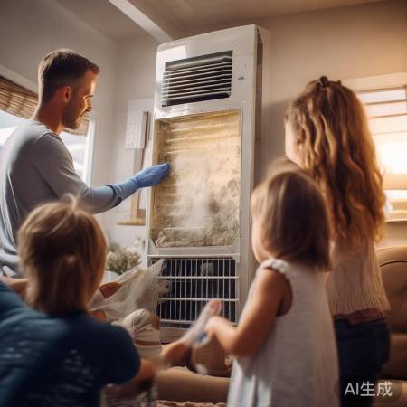 空调不洗，病菌吹风。