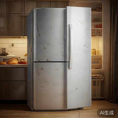 冰箱常流动，门关不严或内部乱糟
