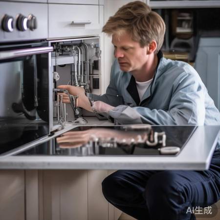 安装集成灶，检查水管畅通，水压