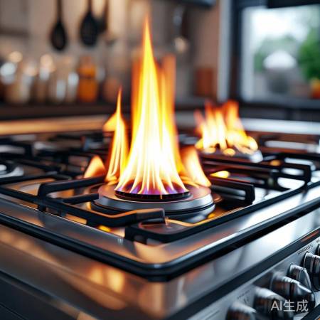 燃气灶火力选择：大火爆炒，小火