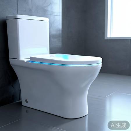 智能马桶盖感应开闭，卫生防菌贴