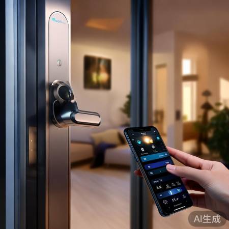 智能锁连家居，一键操控更便捷。