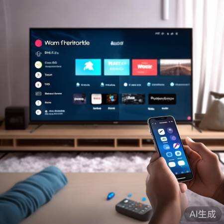 智能电视新体验,手机语音遥控便