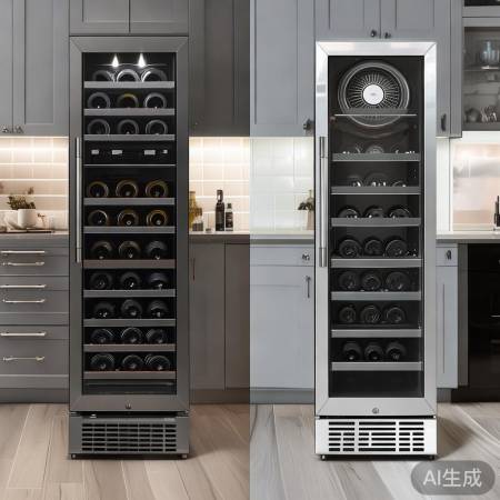 直冷直吹，风冷均匀送冷