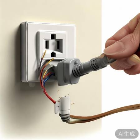 电源线老化？插拔检查恢复电。