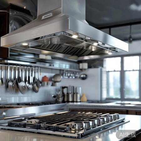 更换老化排烟管,油烟少,保障排