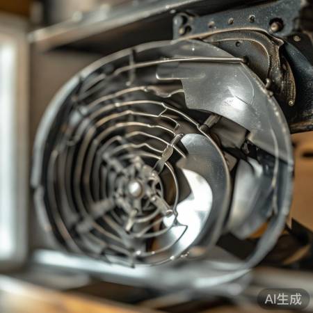 风扇叶片磨损，油烟机需更换