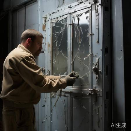 拆卸防盗门不同固定门镜