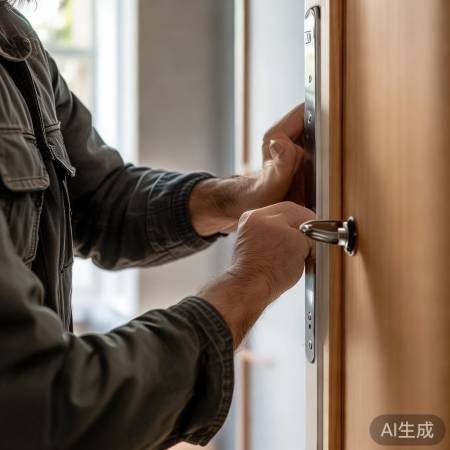 门镜安装，安全为重，专业操作。