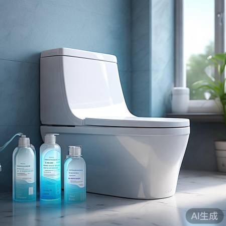 智能马桶盖配速溶洁厕灵与除味剂