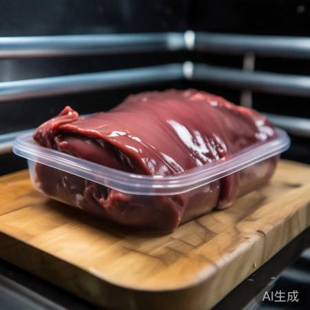 猪肝冷藏保鲜23天，过久变质。