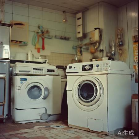 “50年代波轮初现，滚筒洗衣机