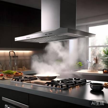 大风量强吸力，低噪音油烟机