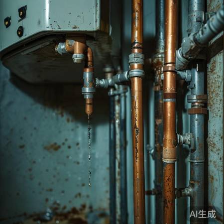 管道老化漏气，及时更换防异味。