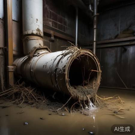 管道堵塞，水流不畅，漏水问题。