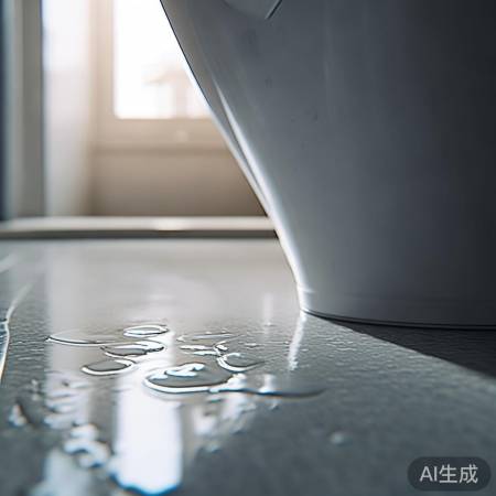 “智能马桶墙地湿，疑是漏水迹象