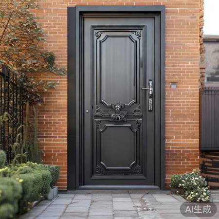 中档防盗门，厚钢防盗，性价高。