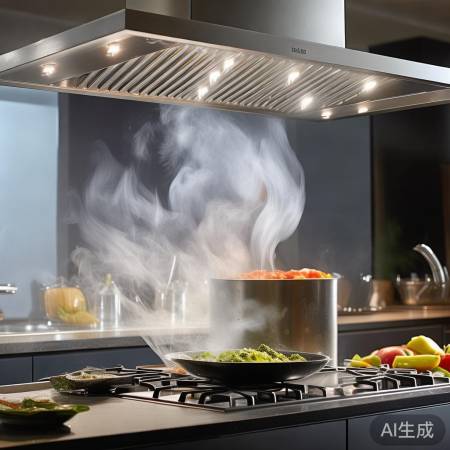 双吸油烟机，吸力强，厨房无油烟
