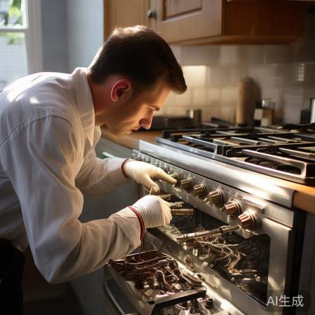 燃气灶故障，专业更换部件