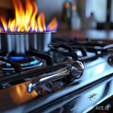 燃气灶风门调火焰大小，烹饪必备