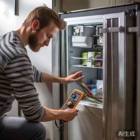 检查冰箱保险丝，确保冰箱通电