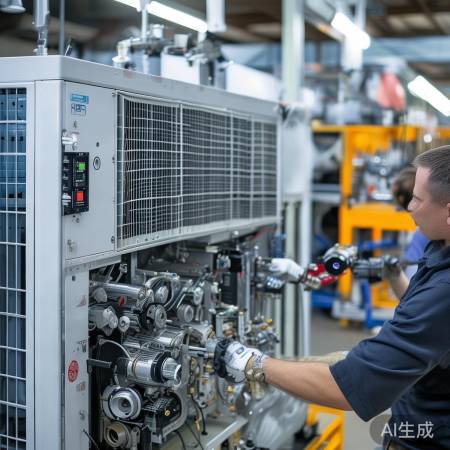 改装空气能热水器为冷水机，需换