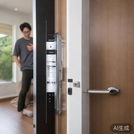 指纹锁安全提升多法，摄像头守护