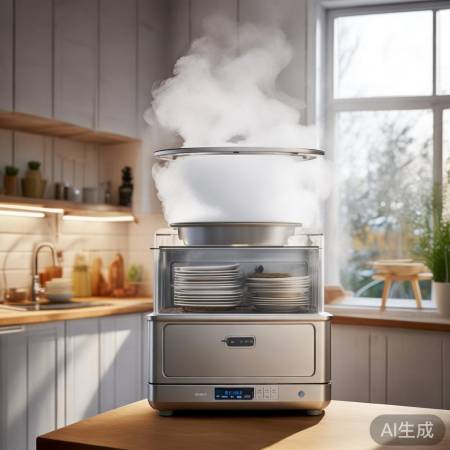 新型蒸汽消毒柜,杀菌除湿两不误