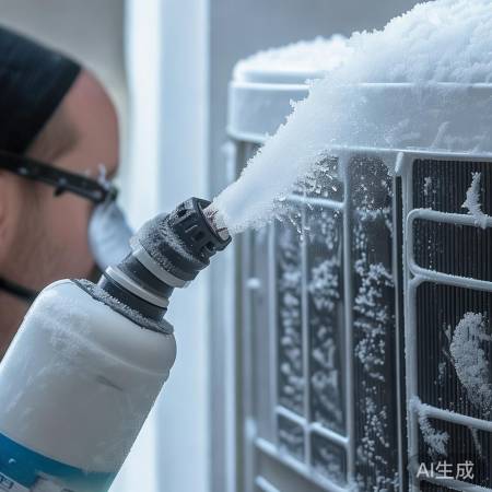空气能空调除霜剂，一喷霜化快！