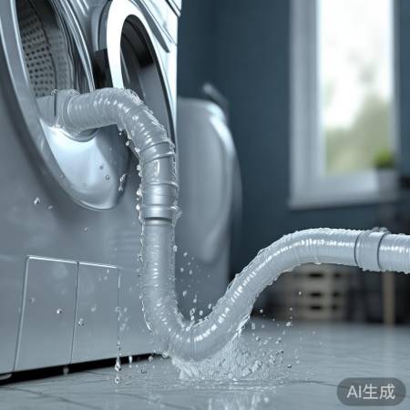 洗衣机水管易裂,PVC材质耐压