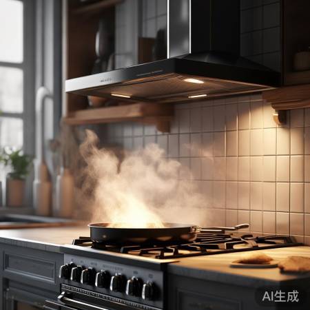 厨房神器油烟机，吸油烟还杀菌！