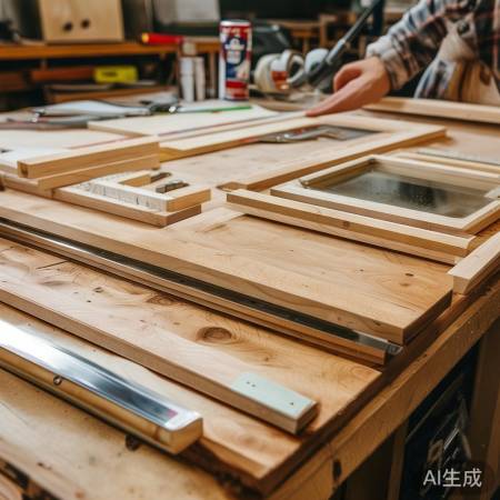 备材：实木/密度板、玻璃门轨、