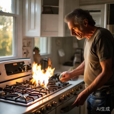 燃气灶老化需更换，黄火问题难解